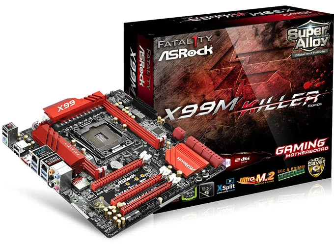 Эта материнская плата очень устойчива во время разгона, потому что имеет дизайн 12 Power Phase. Плата поставляется с одним слотом Ultra M.2 (PCIe Gen3 x4 & SATA3), разъемом AIC Thunderbolt 2 и всеми другими необходимыми портами и разъемами. В целом, отличная материнская плата X99, которая тоже вполне доступна.