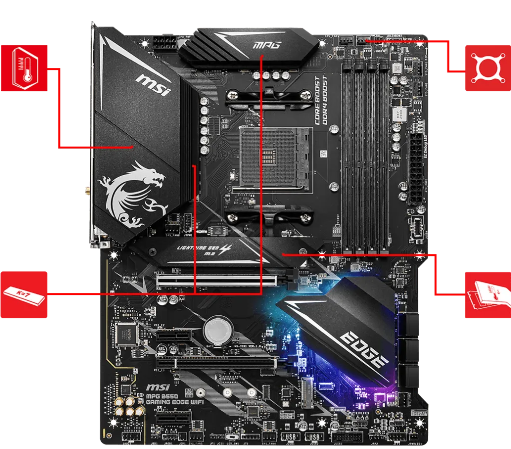 MSI MPG B550I Gaming Edge Wi-Fi