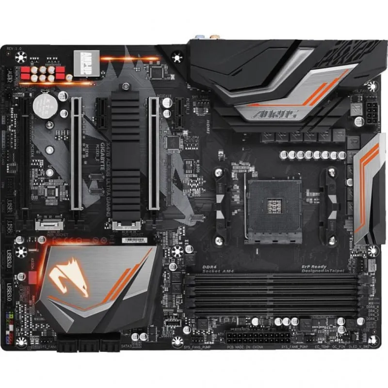 2. Gigabyte X470 Aorus Ultra Gaming