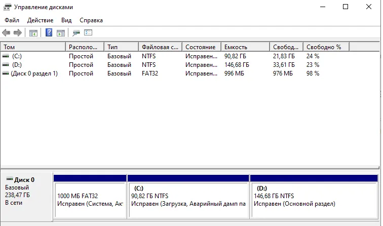 Как отформатировать жесткий диск с Windows 10